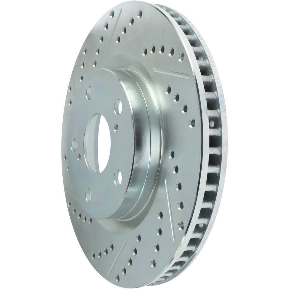 Stoptech Select Sport Drilled & Slotted Brake Rotor; Front Right - 227.44146R Fits select: 2006-2018 TOYOTA RAV4, 2007-2017 TOYOTA CAMRY