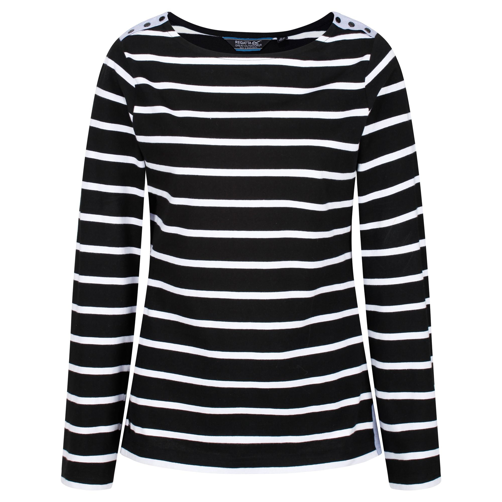 Regatta Womens/Ladies Flordelis Striped Long Sleeve T-Shirt | Walmart ...