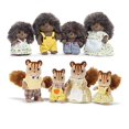 thumbnail image 1 of Familia de erizos de pepinillos Calico Critters y familia de ardillas de avellana Calico Critters 647409206031, 1 of 1