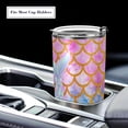thumbnail image 5 of 20oz Mermaid Tail Tumbler Cup with Lid and Straw Fish Scales Stainless Steel Vacuum Insulated Double Wall Travel Iced Coffee Mug Vacuum Cup for Hot and Cold Drinks, 5 of 6