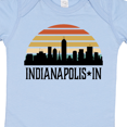 thumbnail image 4 of Inktastic Indianapolis Indiana Skyline Retro Boys or Girls Baby Bodysuit, 4 of 5