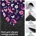 thumbnail image 3 of Pink Breast Cancer and Pioneer Flower Kitchen Rugs Sets Of 3,Kitchen Runner Rugs Non Skid Washable,Decorative Kitchen Floor Mats for Kitchen,Sink,Laundry,17"x30"+ 17"x47" + 17"x59", 3 of 6