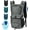 Grey, variant on Hydration Backpack with 2L Water Bladder, 15L Lightweight Hiking Backpack for Women & Men Small Insulated Hydration Water Pack for Hiking, Running, Cycling, Biking