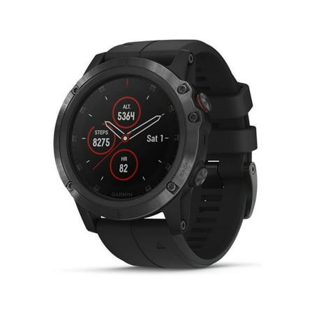 Garmin Fenix 5 Plus Sapphire, Black With Black Band | Walmart Canada