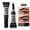 04 Jet Black, variant on Clubday peel-off eyebrow gel, waterproof and sweat-resistant long-lasting eyebrow dye, built-in applicator brush, 4 natural shades, easily peel off eyebrow makeup