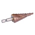 thumbnail image 4 of Loewten Step Drill Bit, High Toughness High Speed Steel Drill Bit, High Wear Resistance Not Easy To Break Cobalt Coating For Perforating Various Materials Deburring, 4 of 7