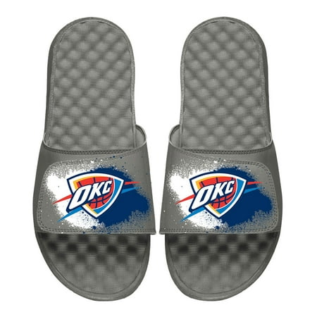 

Men s ISlide Gray Oklahoma City Thunder Spray Paint Slide Sandals
