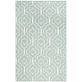 thumbnail image 5 of Safavieh Dhurries Light Blue/Ivory Area Rug, 5 of 7