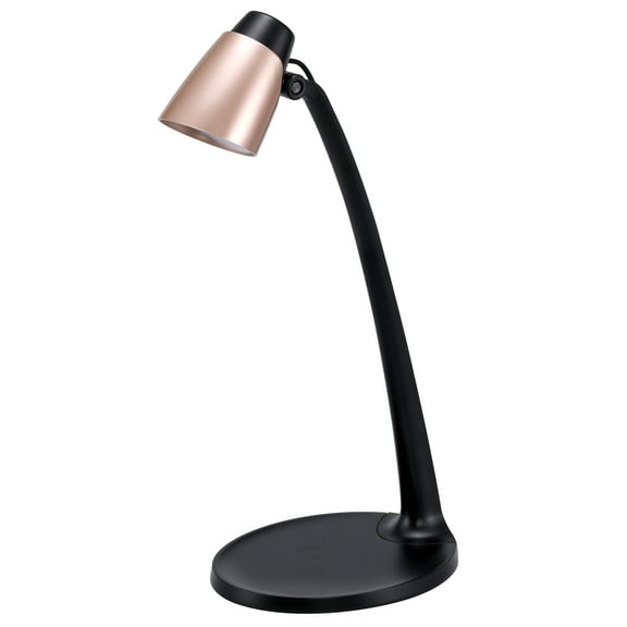 BLACK DECKER Modern LED Desk Lamp, 3.5W, Rose Gold (VLED1814-BD)
