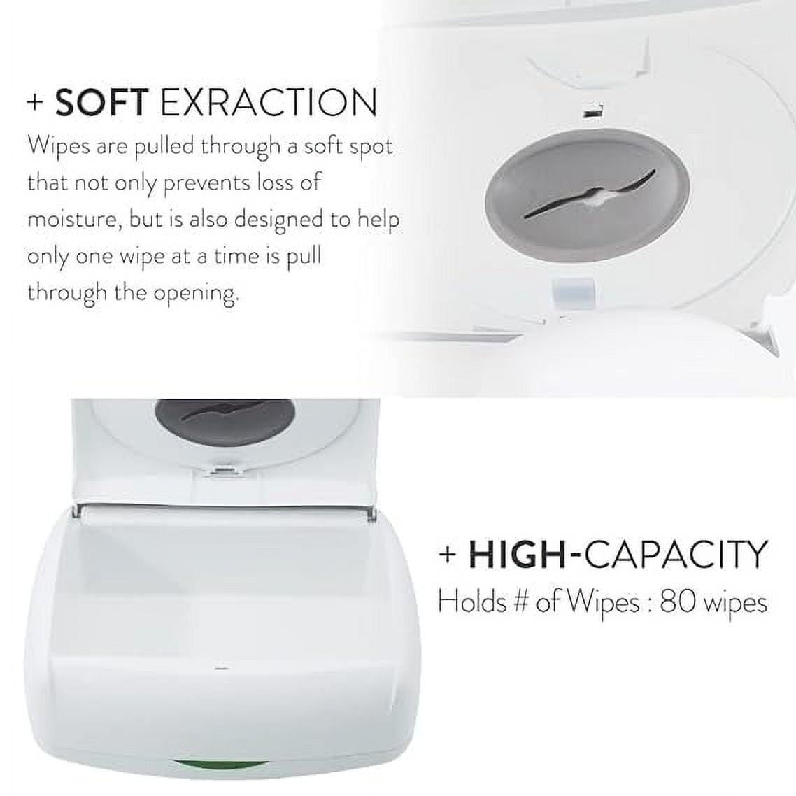 Prince Lionheart White Ultimate Wipes Warmer with Integrated Nightlight and Ever Fresh System