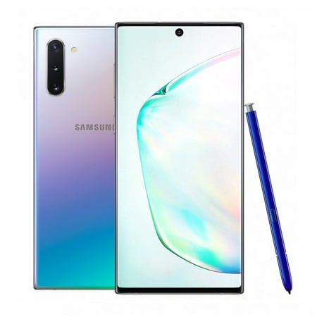 Pre-Owned Samsung Galaxy Note 10 N970U 256GB Duos GSM/CDMA Unlocked Android Phone (USA Version) - Aura Glow (Certified ) (Refurbished: Good)