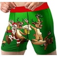 thumbnail image 2 of Mens Reindeer Afterparty Christmas Boxer Brief Underwear and Socks Xmas Combo, 2 of 8