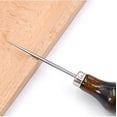 thumbnail image 2 of Awl,Gourd Shape Awl Tailors Awl Wood Handle Scratch Awl Sewing Awl Tool for Leather (2 Pack), 2 of 5