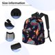 thumbnail image 3 of Easygdp Mushroom Doodle Mochila Casual para Portátil, Mochila para Escuela, Viajes, Negocios, 3 of 6