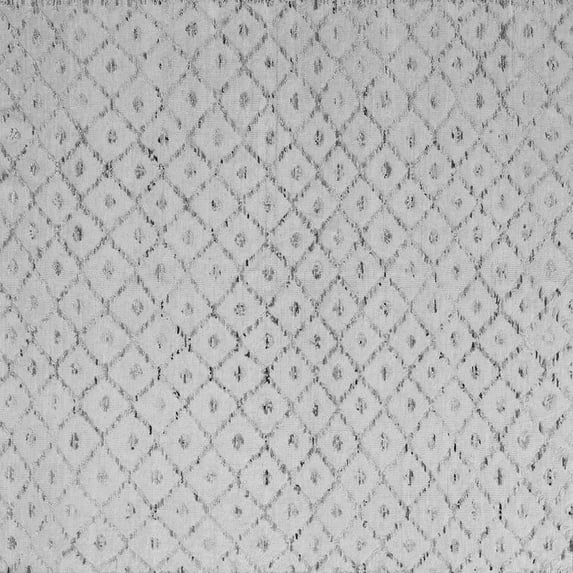 Ahgly Company Indoor Square Solid Gray Modern Area Rugs, 3' Square