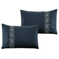 thumbnail image 5 of HGMart Bedding Comforter Set Bed In A Bag - 7 Piece Luxury Microfiber Bedding Sets - Oversized Bedroom Comforters, Queen Size, Delphin, 5 of 5
