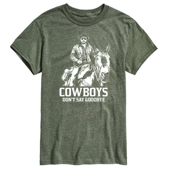 Yellowstone - Rip Cowboys Don't Say Goodbye - Men's Short Sleeve Graphic T-Shirt