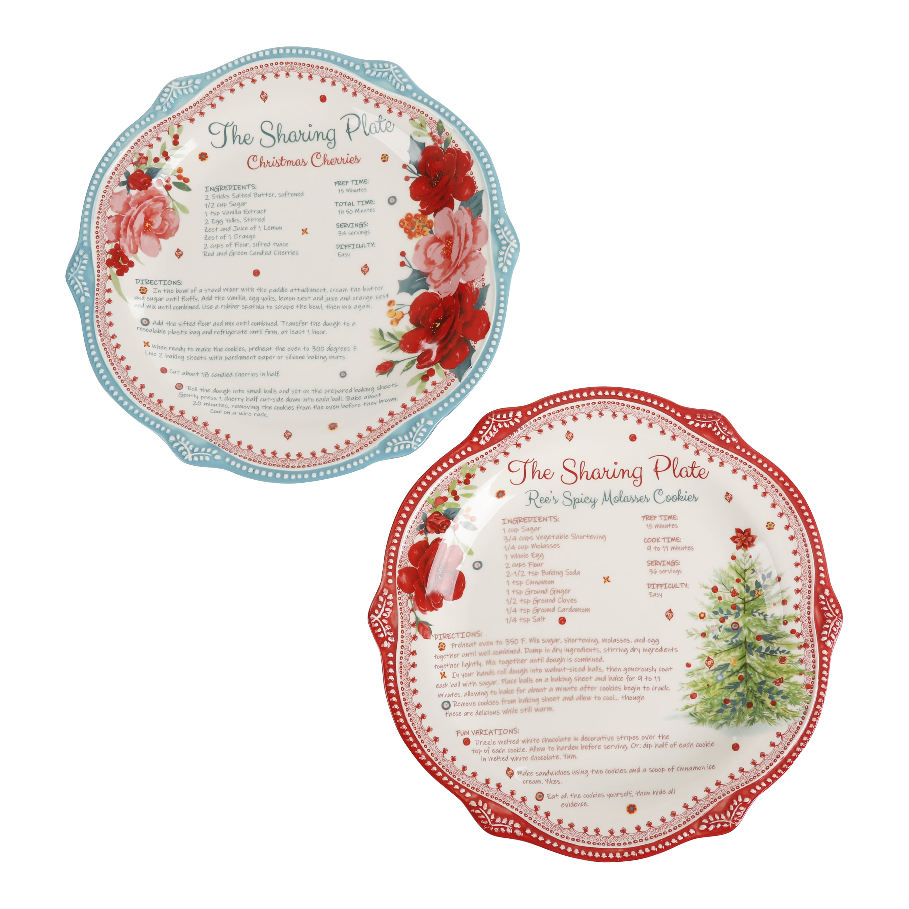 Details about   The Pioneer Women CHEERFUL ROSE 13.11-Inch Chip and Dip with Spreader Set 2-set