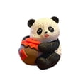 thumbnail image 4 of Figura de panda, adorno de mesa, decoración para el salpicadero del coche, escultura de animal para escritorio, mesa, centro de mesa, sala de estar, Estilo E, 4 of 8