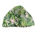thumbnail image 4 of 3 gorros de ducha para mujer, gorros de ducha reutilizables impermeables, gorros de baño de satén con lazo, gorros de baño de ducha con turbante con dobladillo elástico, 4 of 5
