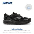 thumbnail image 3 of Brooks Women’s Divide 5 GTX Waterproof Trail Running Shoe - Black/Alloy/Primer Grey - 6 Medium, 3 of 6