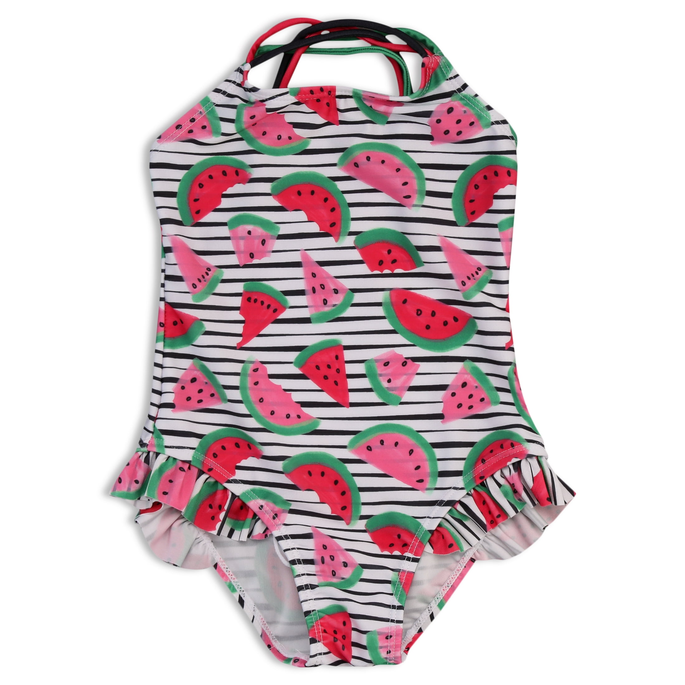 Sol Swim Baby and Toddler Girl Swimsuit Sets, Size 12M4T