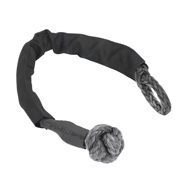 Cuerda sintética de recuperación de carretera con grillete blando, capacidad de carga de 16 T, longitud de 600 mm, para remolque de vehículos de manipulación de carga.