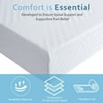 thumbnail image 4 of King Mattress, 8 inch Gel Memory Foam Mattress for Cool Sleep & Pressure Relief, Medium Firm Mattresses CertiPUR-US Certified Bed-in-a-Box, 4 of 7