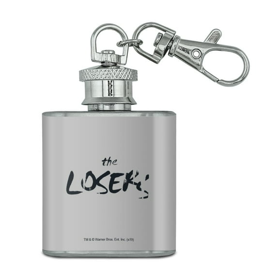 IT: Chapter 2 The Losers Stainless Steel 1oz Mini Flask Key Chain