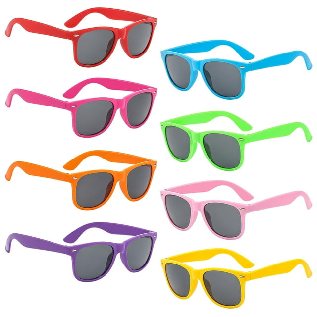 Anteojos de Sol Pibupibu para Niños en Colores Neón Paquete de 8
