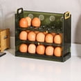 thumbnail image 5 of Caja de Almacenamiento de Huevos de 30 Rejillas, Soporte para Caja de Huevos, Bandeja Organizadora de Huevos de Gran Capacidad con Asa, Contenedor de Huevos para Refrigerador, 5 of 5