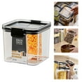 thumbnail image 2 of Piwvid Storage Box Set Clear Plastic Food Storage Containers with Lids Kitchen Cabinet Pantry Containers for Herbs Coffee Tea Etc Kitchen Pantry Organization, 2 of 9