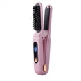 thumbnail image 1 of Plancha Alisadora Digital 2 en 1 con 3 Temperaturas Ajustables, Color Rosa, 1 of 8