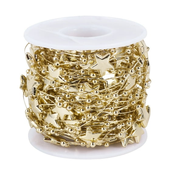 Gymnture christmas Artificial Golden Christmas Tree Garland 10m DIY Crafts