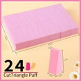 thumbnail image 2 of Makeup Sponge Mini Applicator Wedges, 48 Pieces Cosmetic Wedges Beauty Blender Sponges, Wedge Beauty Sponge Disposable Makeup Applicator For Foundation Liquid Cream Latex Free, 2 of 15