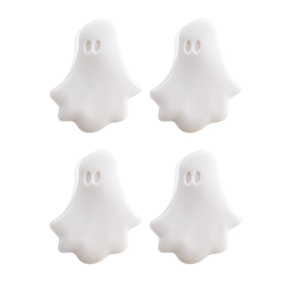 Way To Celebrate 4-Piece Bag Clips, Ghost, White