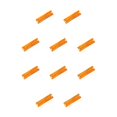 thumbnail image 2 of Soporte para diadema Qarigey con Botones Naranja 10piezas, 2 of 5