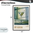 thumbnail image 4 of Stupell Industries Glam Dry Martini on Surface Black Framed Giclee Art, 12 x 18, by Andreas Magnusson, 4 of 8