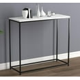 thumbnail image 3 of Safdie & Co. Console Table White With Black Metal Base, 3 of 3