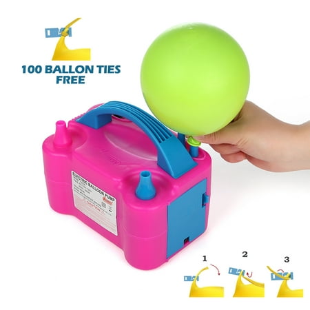 Electric Balloon Inflator Air Pump Massive Balloons Blower US Standard Plug for Balloon Arch, Balloon Column stand, and Balloon (Best Balloons For Twisting)