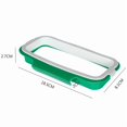 thumbnail image 1 of Green Hanging Garbage Bag Rack With Cover Portable Kitchen Cabinet Plastic Support Holder, 1 of 6