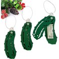 thumbnail image 1 of Adorno navideño para guardar dinero en forma de pepinillos, nuevo adorno navideño para guardar dinero en forma de pepinillos, regalo navideño único de madera para guardar dinero en efectivo, colgante, 1 of 6