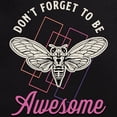 thumbnail image 3 of CafePress - Cicadas Don't Forget To Be Awesome Cicada Insects - Men's Dark Loose Fit Cotton Pajama Set, 3 of 7
