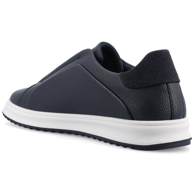 Vance Matteo-WD Slip On Sneakers Mens 10 Navy New Pebble Texture Comfort Shoes Matteo Slip-on Sneaker | Vance Footwear main image 3