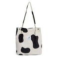 thumbnail image 1 of Bolso de mano de pana para mujer, bolso de pana para mujer, bolso de hombro reutilizable, bolso de hombro para compras, oficina, escuela, viajes, 1 of 6