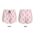 thumbnail image 5 of Picia Poodle Dog Pattern Women's 2 in 1 Athletic Running Shorts High Waisted Workout Casual Gym Sweat Shorts with Comfy Liner Zipper Pockets-Medium, 5 of 9