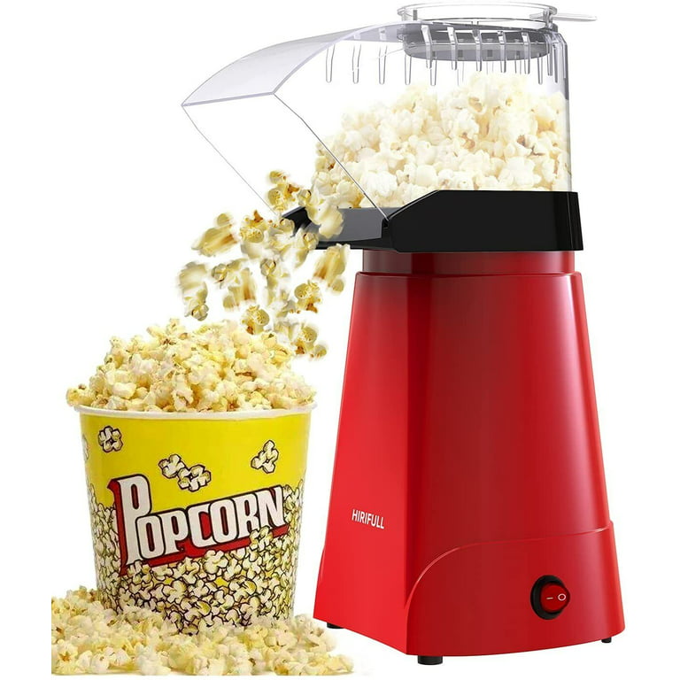 Popcorn Machine Hot Air Electric Popper Kernel Corn Maker No Oil Popcorn Maker