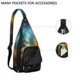 thumbnail image 2 of Intergalactic Traveler Chest Bag - Spaceship & Constellation Design, 2 of 4