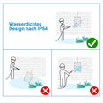 thumbnail image 5 of 4pcs European Outdoor Waterproof Socket with Rain Cover IP54 Industry Power Socket Extension Power Strip for Garden, 5 of 5