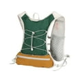 thumbnail image 4 of figatia Men Running Vest Reflective Gear Portable Adjustable Vest Backpack for Marathoner Hiking Trail Deep Green, 4 of 8